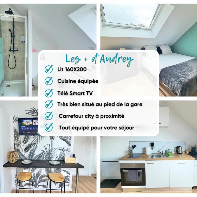 HappyNest Studio - 5 min City Center Station - WiFi - Appartement 1 Chambre - 2