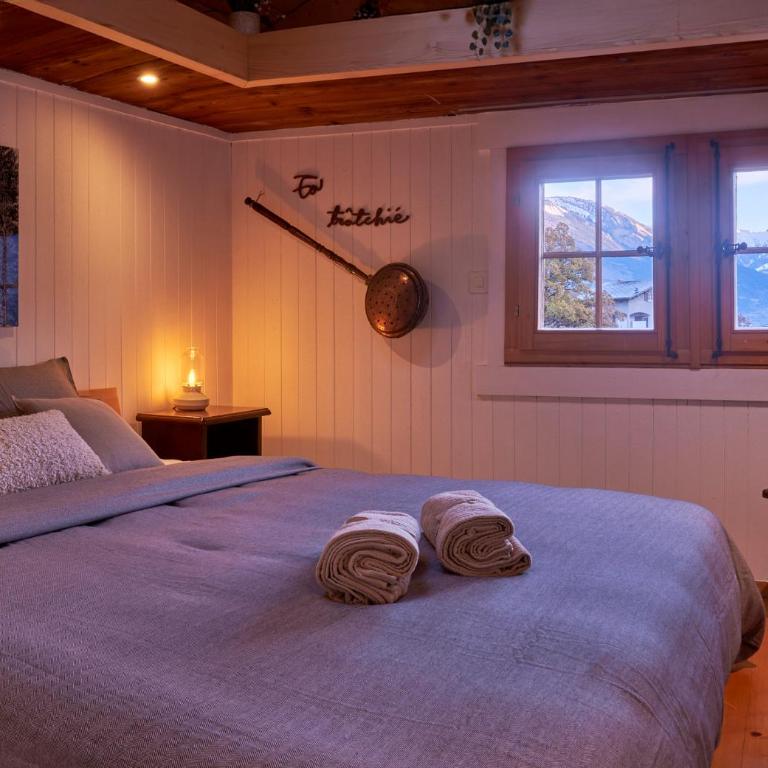 Chalet à thème, 2 chambres, vue sur les montagnes - Chalet mit 2 Schlafzimmern - 3