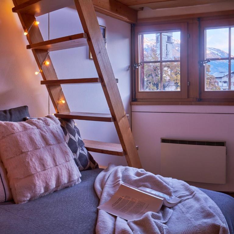 Chalet à thème, 2 chambres, vue sur les montagnes - Chalet mit 2 Schlafzimmern - 46