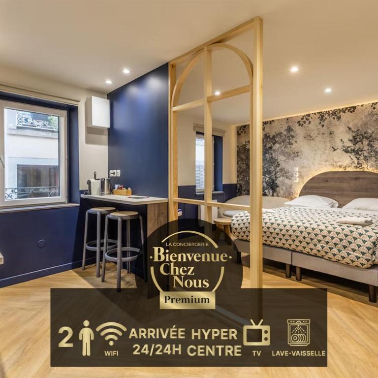 Studio Chic & Spacieux Hyper-Centre Clermont B - Appartement 1 Chambre - 1