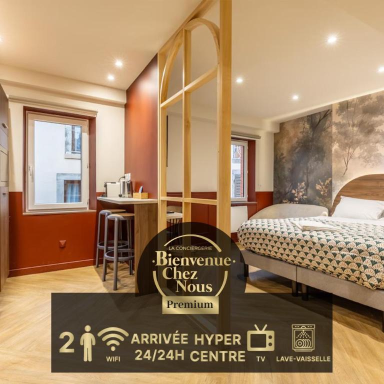 Studio Chic & Spacieux Hyper-Centre Clermont C - Appartement 1 Chambre - 1