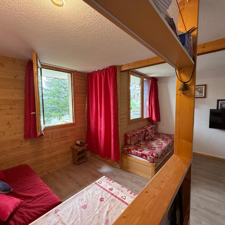 Montalbert Les Choucas, sur la piste à côté de la télécabine - Apartment mit 1 Schlafzimmer - 6
