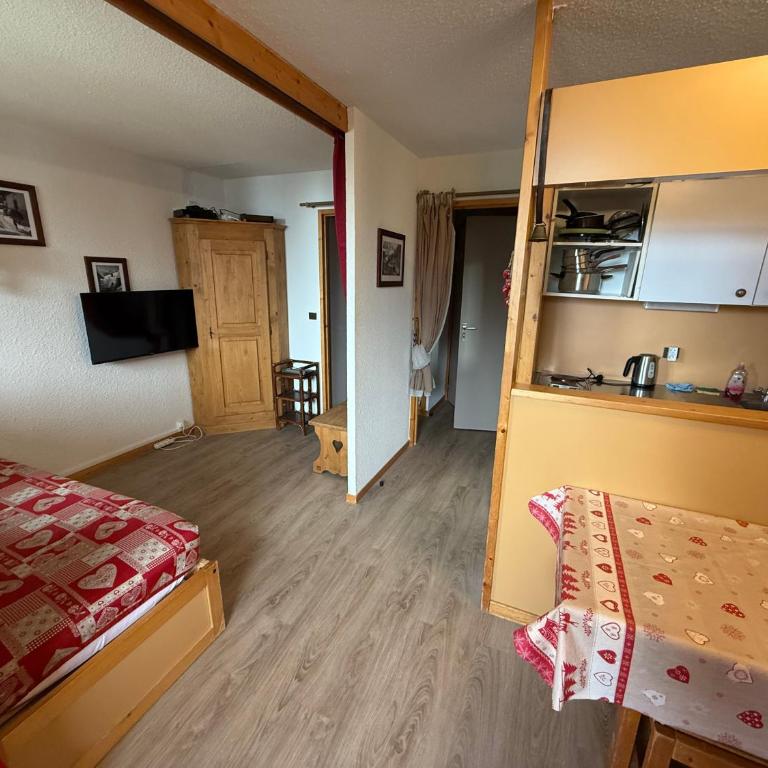 Montalbert Les Choucas, sur la piste à côté de la télécabine - Apartment mit 1 Schlafzimmer - 7