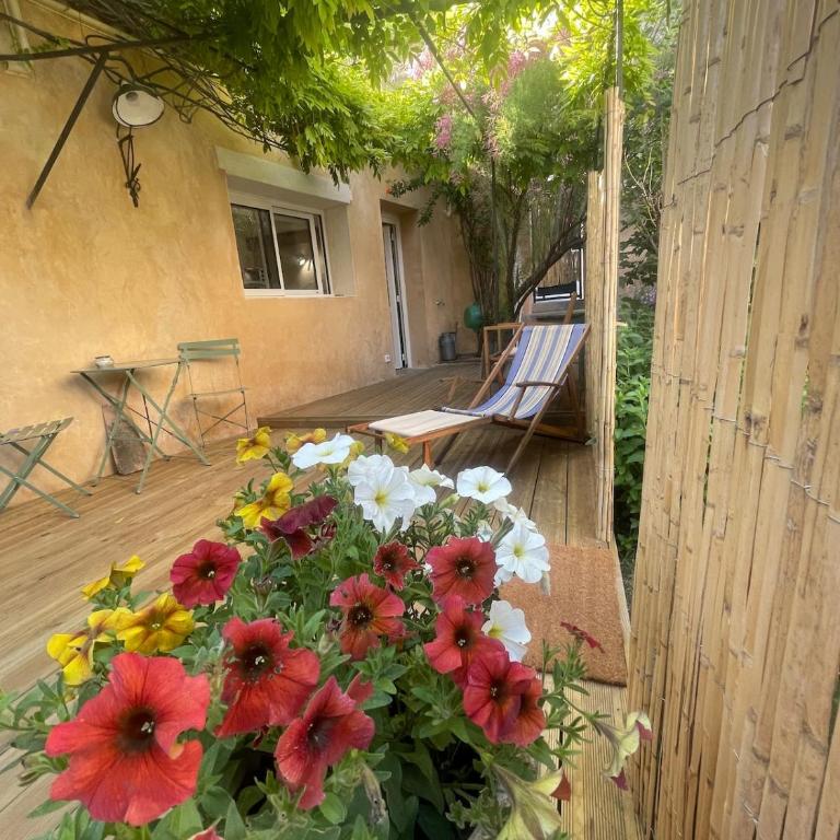 Studio Terrasse Le petit cabanon - Appartement 1 Chambre - 1