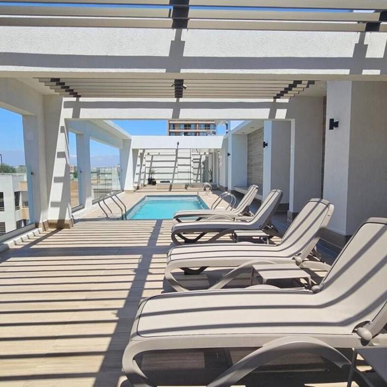 Rbkº depto con aire acondiciondo en Movistar arena - One-Bedroom Apartment - 29