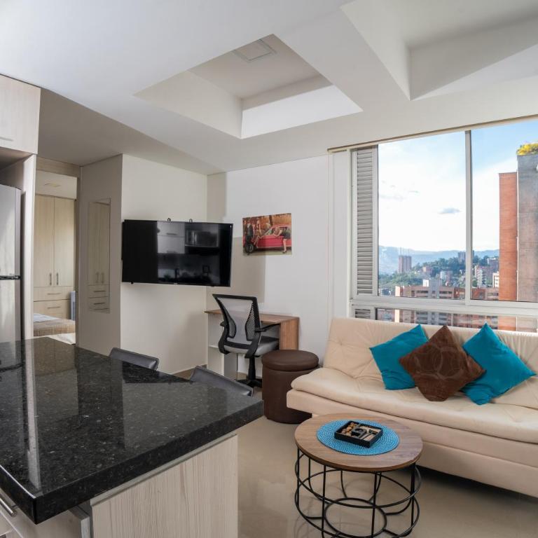 Cozy apt in Poblado The best area Great view - One-Bedroom Apartment - 1