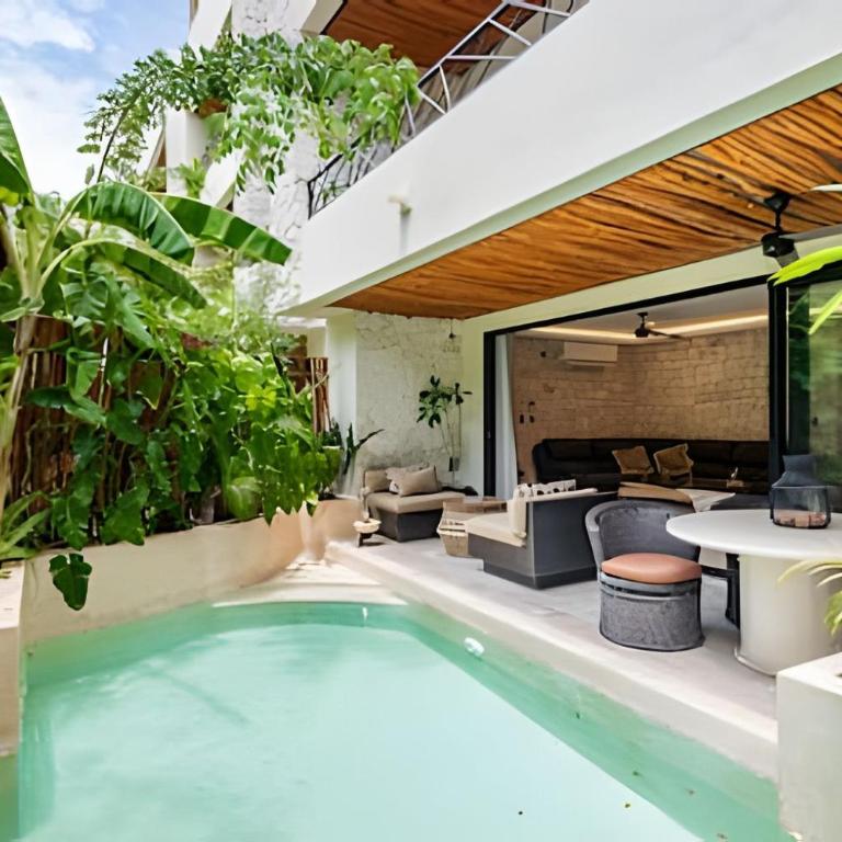 •| Condo Boutique Swim Up en Tulum P/4 • Naaj Tun• - Apartamento Deluxe de 1 dormitorio con vistas al jardín - 1
