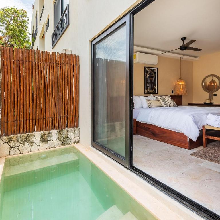 •| Condo Boutique Swim Up en Tulum P/4 • Naaj Tun• - Apartamento Deluxe de 1 dormitorio con vistas al jardín - 7