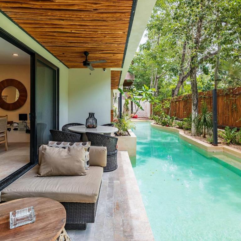 •| Condo Boutique Swim Up en Tulum P/4 • Naaj Tun• - Apartamento Deluxe de 1 dormitorio con vistas al jardín - 32