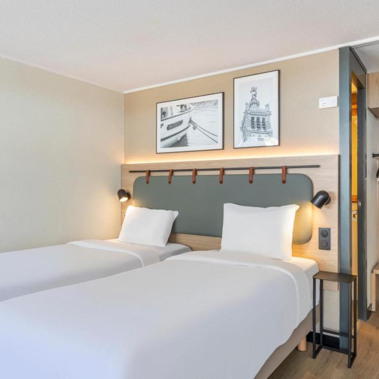 Campanile NATURE - Marseille Saint-Antoine - Chambre Standard - 2 Lits Simples - 1