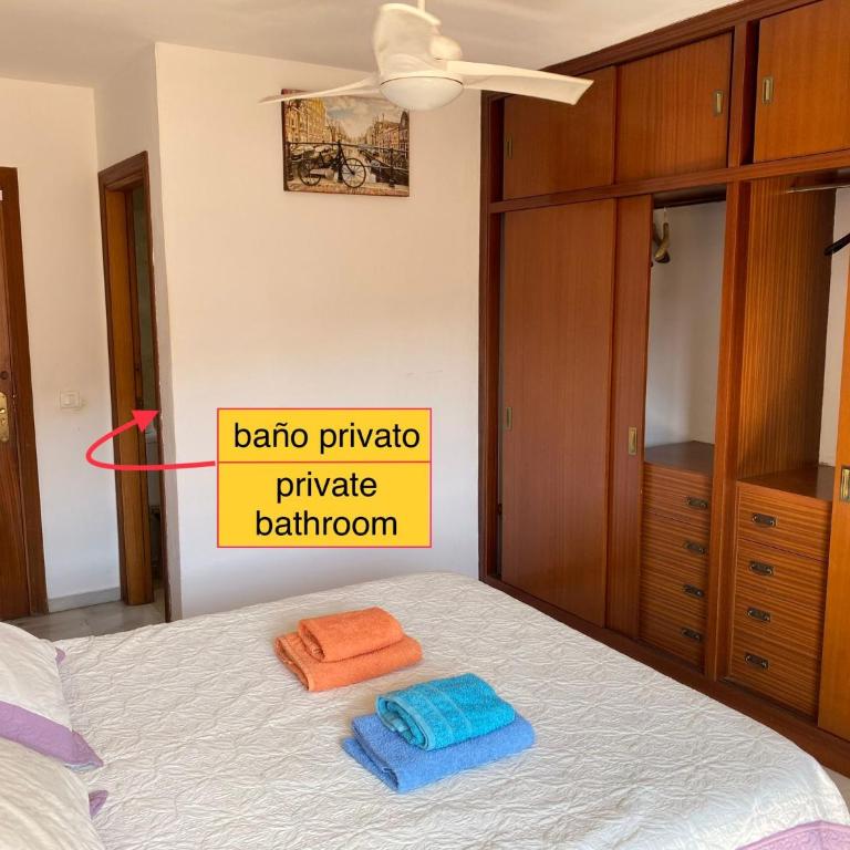 Málaga Centro habitaciones privada en apartamento compartidos - Habitación Doble con baño privado - 2