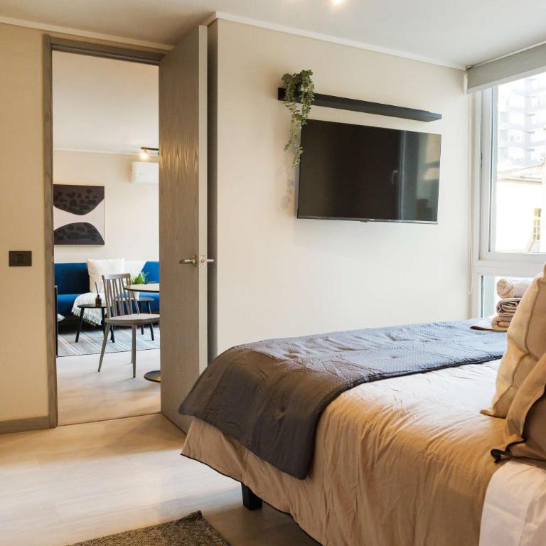 Chic Downtown Santiago Studio Retreat for three - Apartment - 18