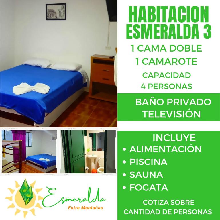La Esmeralda entre Montañas - Habitación Doble Deluxe - 1 o 2 camas - 1