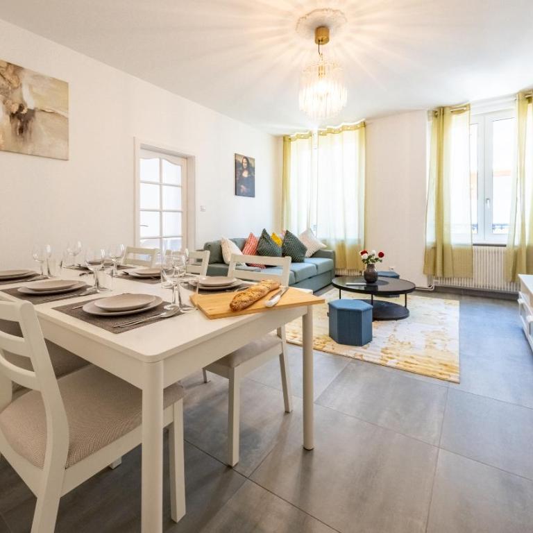 Appart Cocooning 6 Personnes Hyper Centre Mulhouse - Parking Gratuit - Apartment mit 2 Schlafzimmern - 6