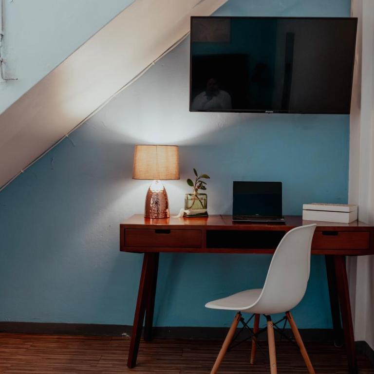 Estilo y confort Apt Aire acondicionado y Terraza y Estudio - Apartamento de 1 dormitorio - 2