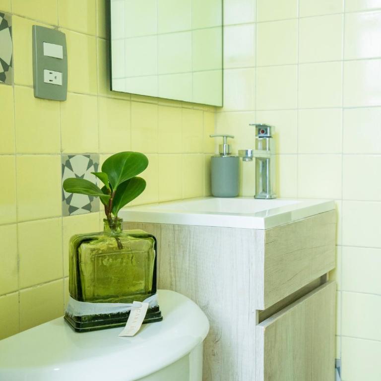 Estilo y confort Apt Aire acondicionado y Terraza y Estudio - Apartamento de 1 dormitorio - 25