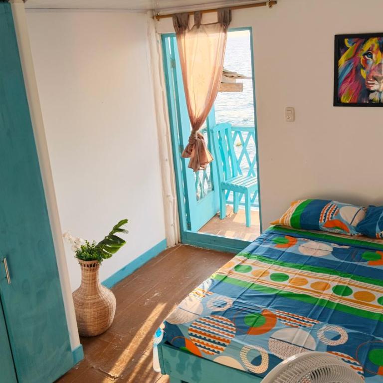 Renacer ancestral Barú - Habitación Doble Deluxe con balcón y vistas al mar - 12