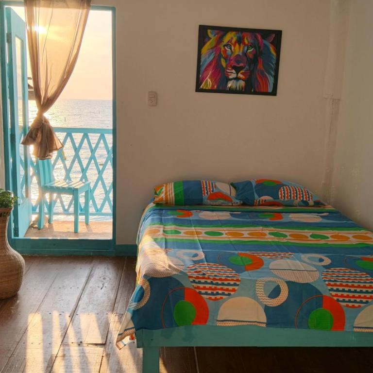 Renacer ancestral Barú - Habitación Doble Deluxe con balcón y vistas al mar - 6