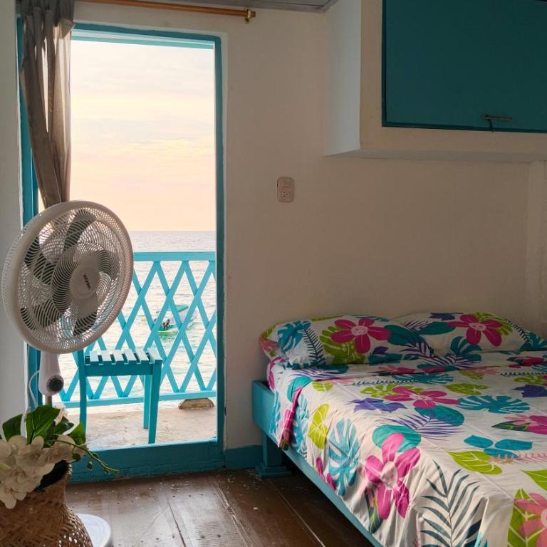 Renacer ancestral Barú - Habitación Doble Deluxe con balcón y vistas al mar - 12