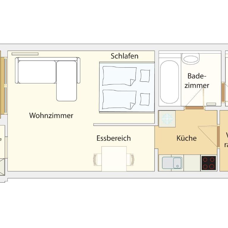 Grünerbalkon Ferienappartement - Apartment mit 1 Schlafzimmer - 13