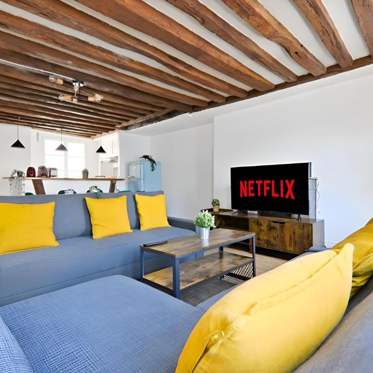 Musee du Louvre 5 Luxurious Apartment 1BR-6P Free Netflix - Appartement 1 Chambre - 1