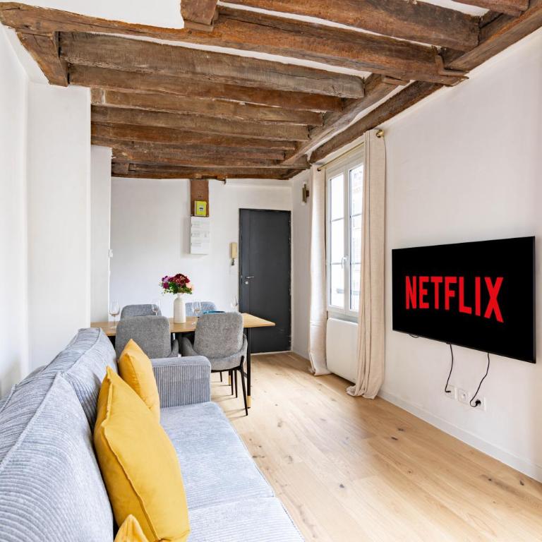 Appartement Quartier Fontaine Chatelet Les Halles Free Netflix - Appartement 1 Chambre - 15