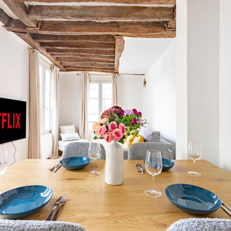 Appartement Quartier Fontaine Chatelet Les Halles Free Netflix - Appartement 1 Chambre - 1