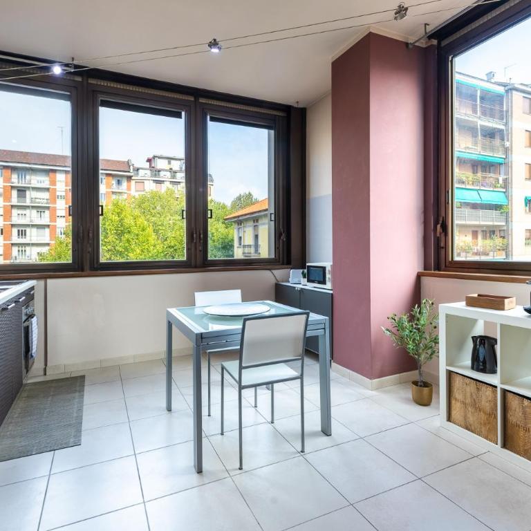 Porta Nuova-Inalpi Loft Moderno Luminoso con AC - Appartamento con 1 Camera da Letto - 12