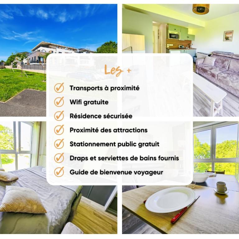 Appartement Lumineux, Tout Confort, 5' Disneyland - Apartment mit 1 Schlafzimmer - 11