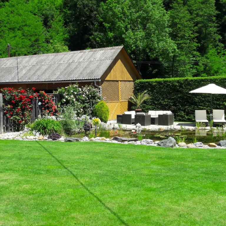 Lauras Ferienwohnung - Ihre Wohlfühloase in der Südweststeiermark mit Garten, Pool, Biotop & Weinbar - Apartment mit 2 Schlafzimmmern und eigenem Pool - 50