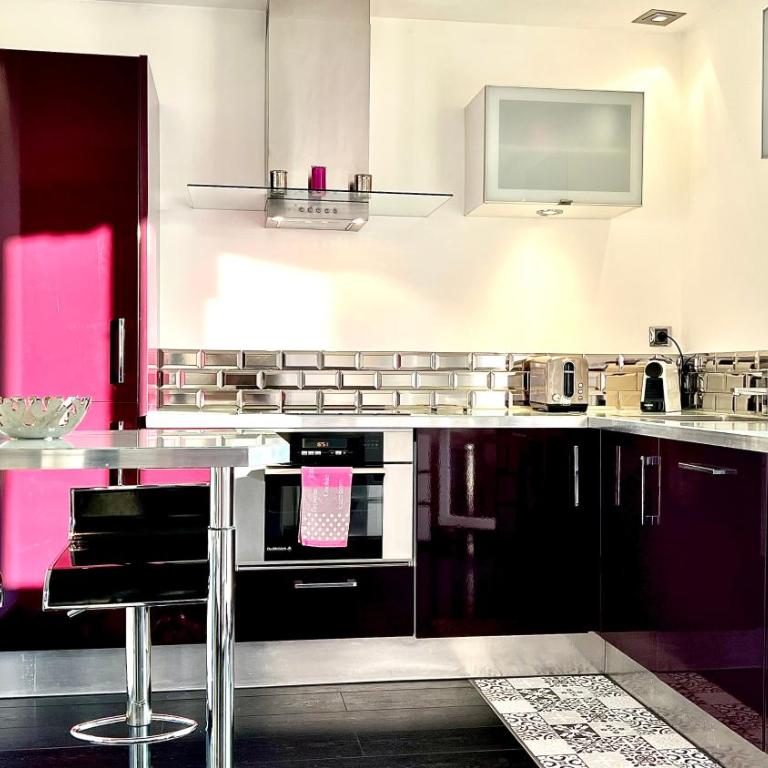MINI-VILLA "SEAVIEWS BY JENNI MENTON" Calme,vue féérique,immense terrasse et parking privé à 5 minutes du coeur de ville - Apartment mit 1 Schlafzimmer - 9