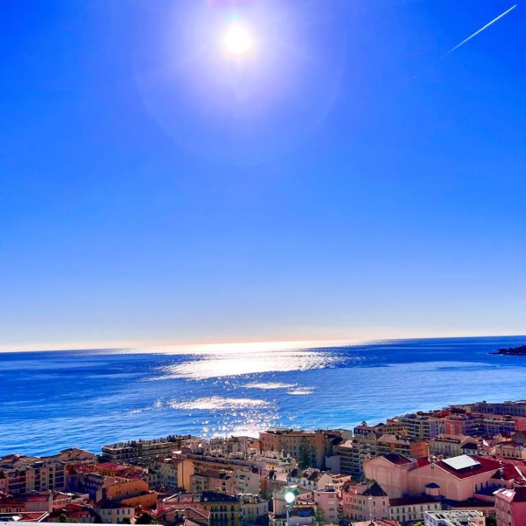 MINI-VILLA "SEAVIEWS BY JENNI MENTON" Calme,vue féérique,immense terrasse et parking privé à 5 minutes du coeur de ville - Apartment mit 1 Schlafzimmer - 21