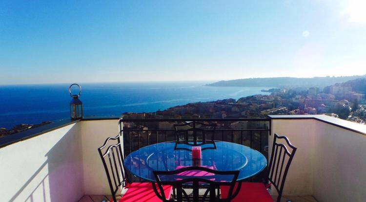 MINI-VILLA "SEAVIEWS BY JENNI MENTON" Calme,vue féérique,immense terrasse et parking privé à 5 minutes du coeur de ville - Apartment mit 1 Schlafzimmer - 19