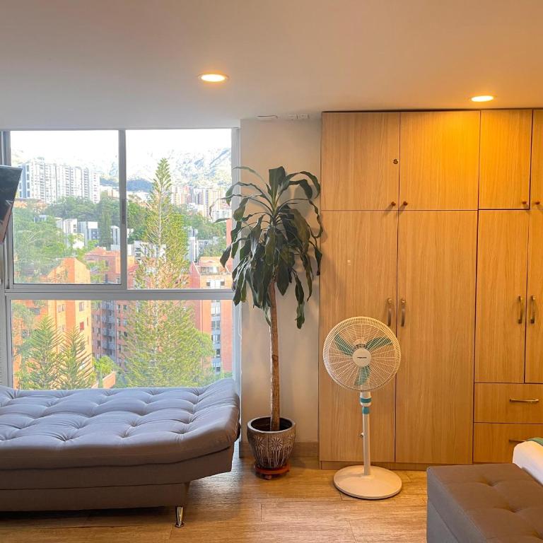 Ed La Frontera El Poblado ApartaSuite familiar hasta 5 - Apartamento Deluxe de 1 dormitorio con vistas a la ciudad - 5