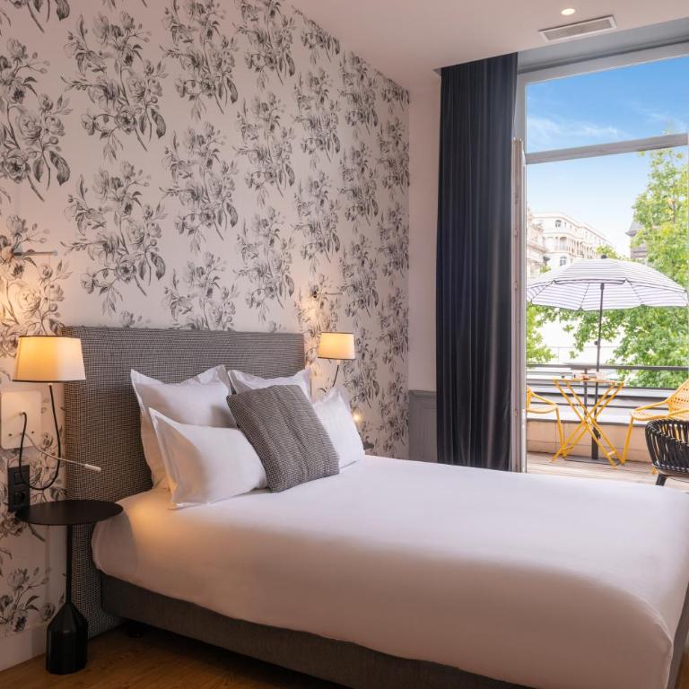 The Originals Boutique, Hôtel Le Lion, Clermont-Ferrand - Chambre Double avec Balcon - 1