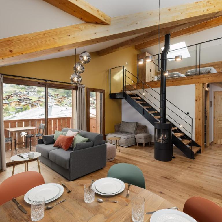 Alpium, Morzine centre, 5 personnes - Duplex Apartment - 1