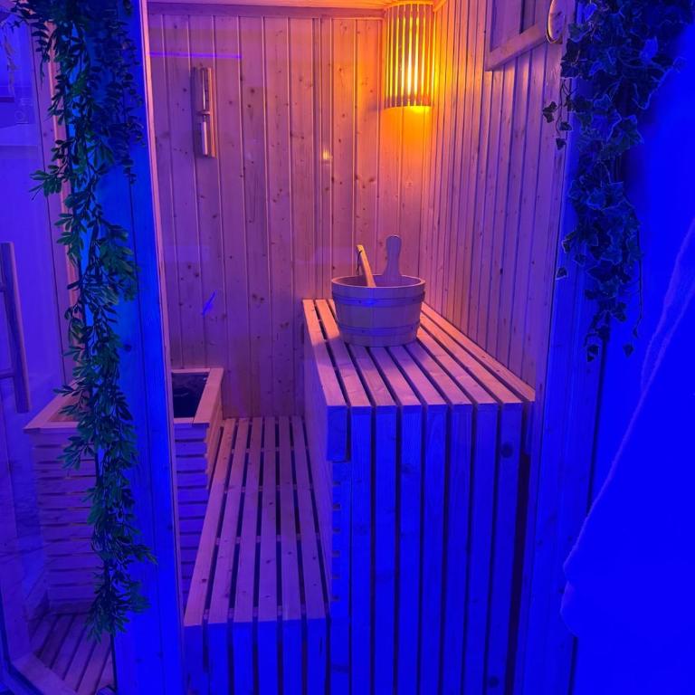 Loveroom de luxe avec jacuzzi sauna vapeur écran 300 cm - One-Bedroom Apartment - 33