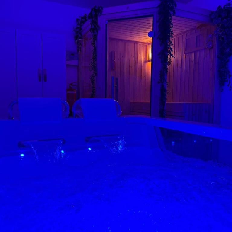 Loveroom de luxe avec jacuzzi sauna vapeur écran 300 cm - One-Bedroom Apartment - 18