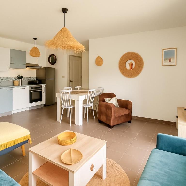 T3 avec jardin clos, 2 parkings privés Proche Arcachon - Two-Bedroom Apartment - 1