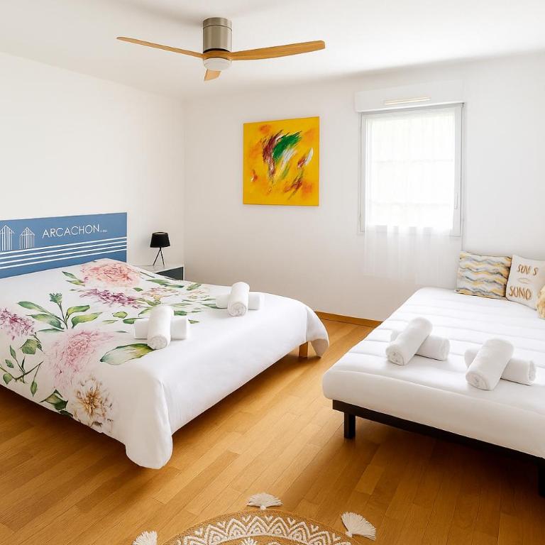 T3 avec jardin clos, 2 parkings privés Proche Arcachon - Two-Bedroom Apartment - 2