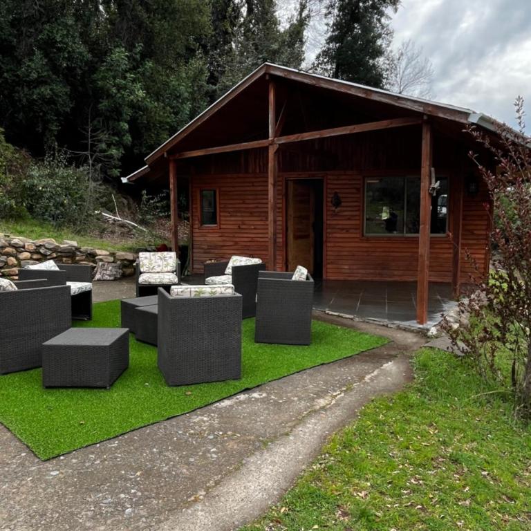 Cabañas Velo de la Novia - Parque Nacional Radal 7 tazas - Two-Bedroom House - 2