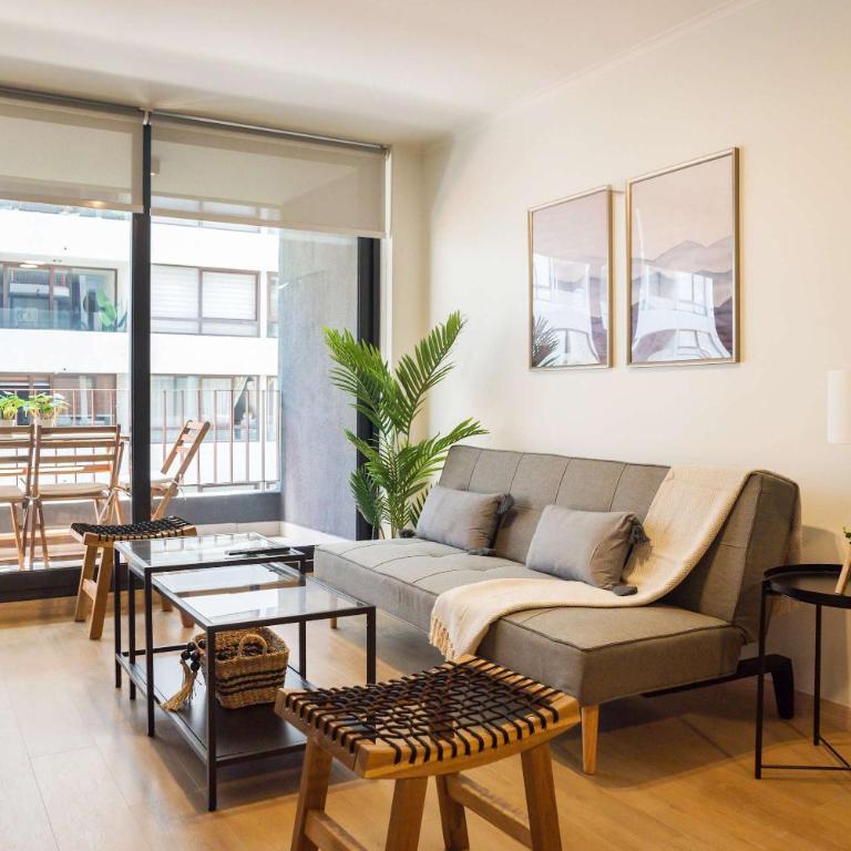 Chic 1BR Oasis for 3 in Bustling Las Condes - Apartment - 1