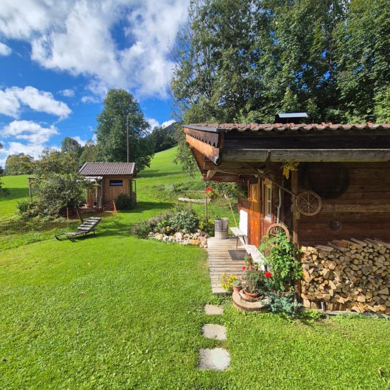 Wörglerhof's Hüttenapartments mit Kachelofen Farm Stay - Apartment mit 2 Schlafzimmern und Bergblick - 16