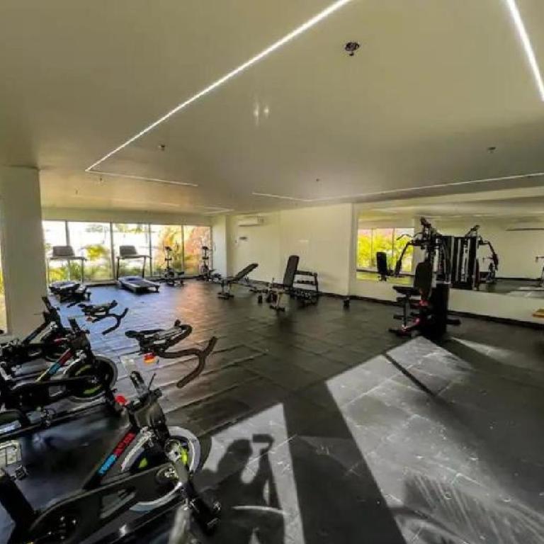 Apartamento 4g Baia Kristal Cartagena - One-Bedroom Apartment with Balcony and Water View - 21