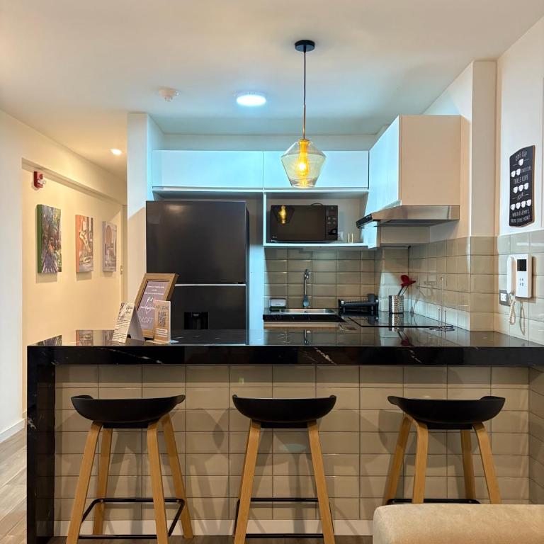 Departamento 1BD con AC y terraza en el centro de Barranco - Apartamento de 1 dormitorio - 55