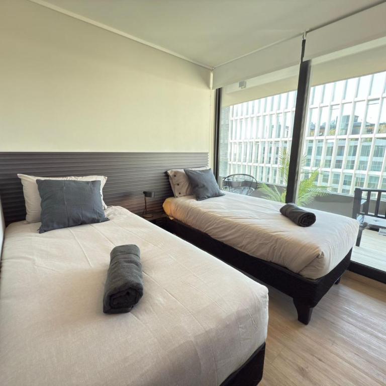 HOM I De LUJO 2D2B 4PAX cerca a Mall AltoLasCondes - Apartment - 48