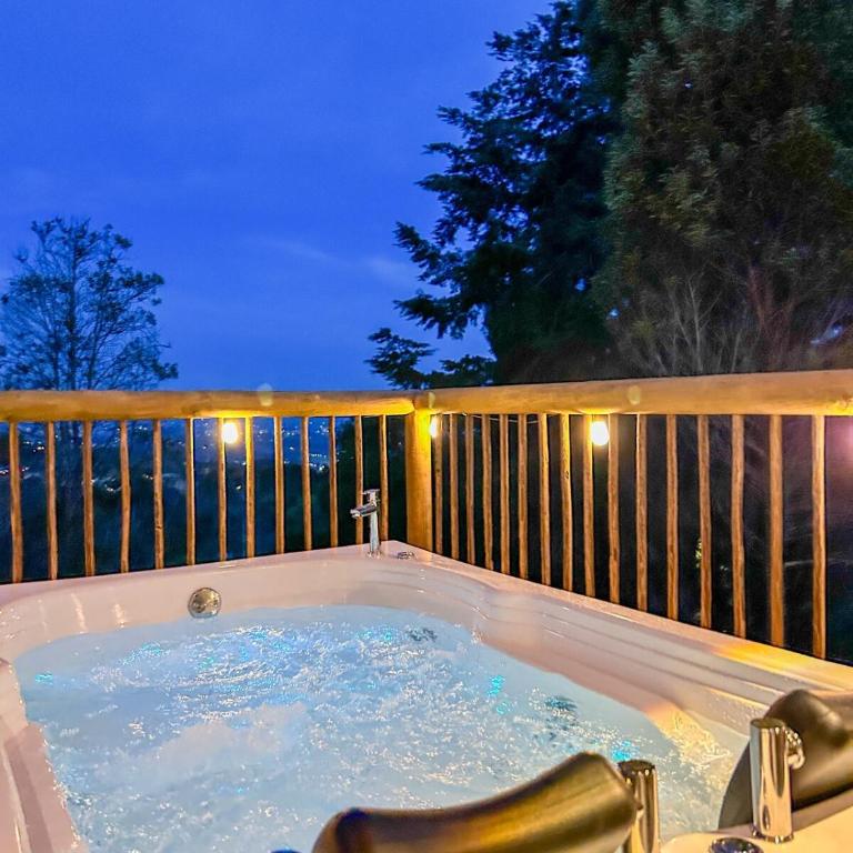 Romantic Glamping Cabin with Jacuzzi & Views - Casa con 1 dormitorio - 2