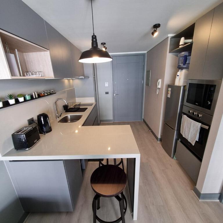 New apartment Santiago downtown, Toesca metro station and Movistar - Apartamento de 1 dormitorio - 4