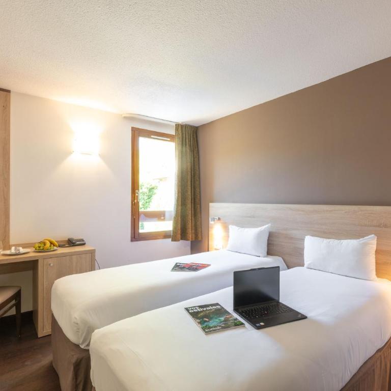 Hôtel des Trois Massifs, Grenoble Sud Claix - Chambre Lits Jumeaux - 2