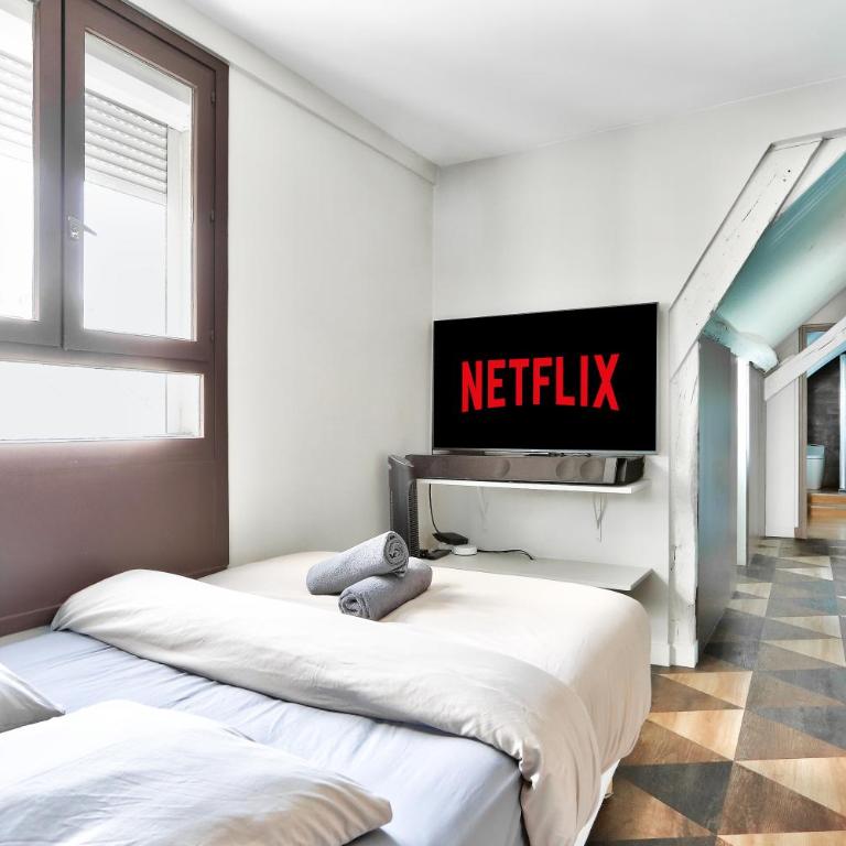 Le Marais Superb Apartment Terrace Paris Free Netflix - Apartamento con balcón - 4